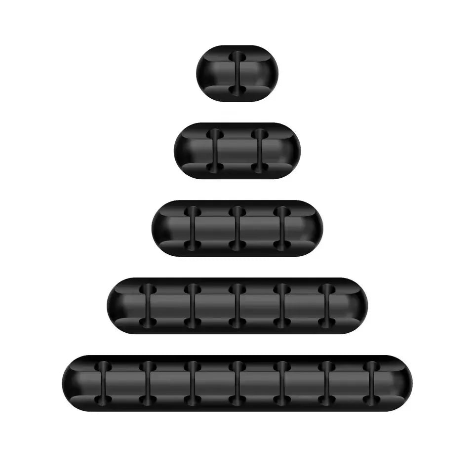 Cable Holder Clips Cable Management Cord Organizer Clips Silicone for USB Charging Cable Mouse Cable Wire PC Office Home Car