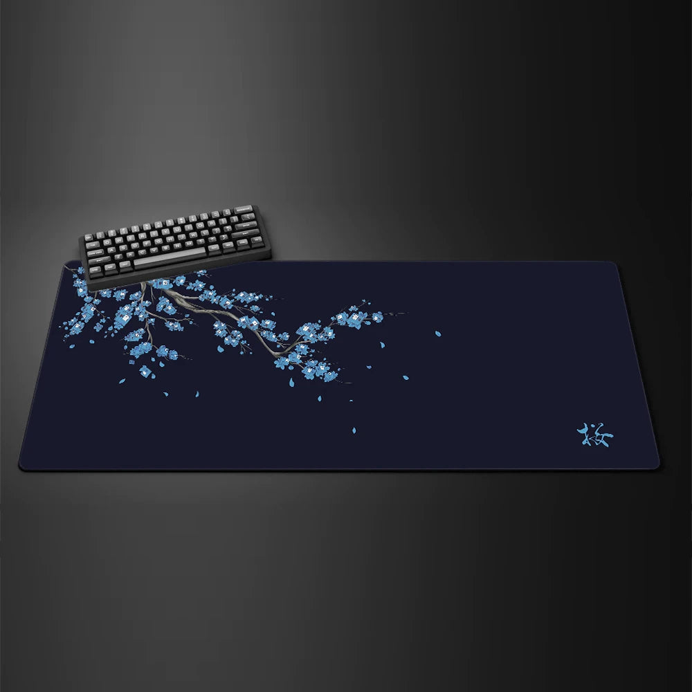 Black Sukura extended gaming mouse pad large desk mat