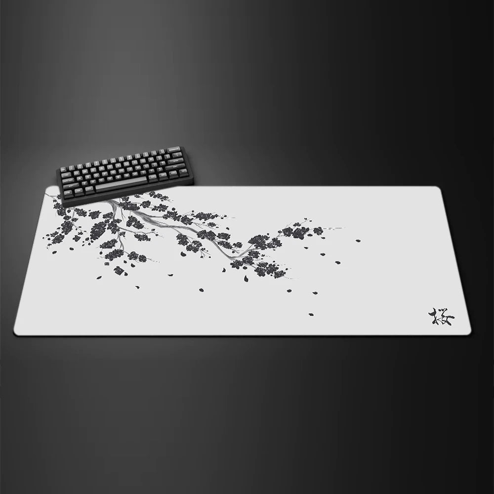 Black Sukura extended gaming mouse pad large desk mat