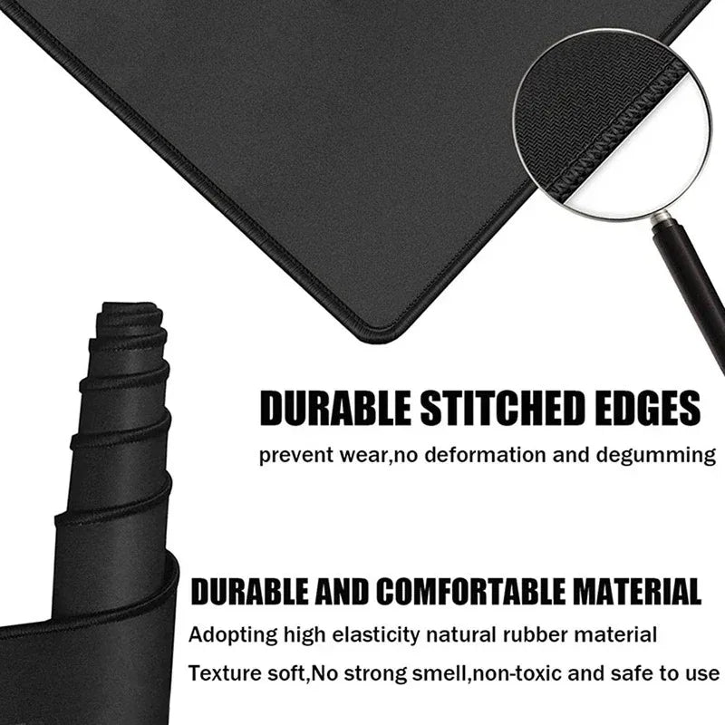 Black Sukura extended gaming mouse pad large desk mat
