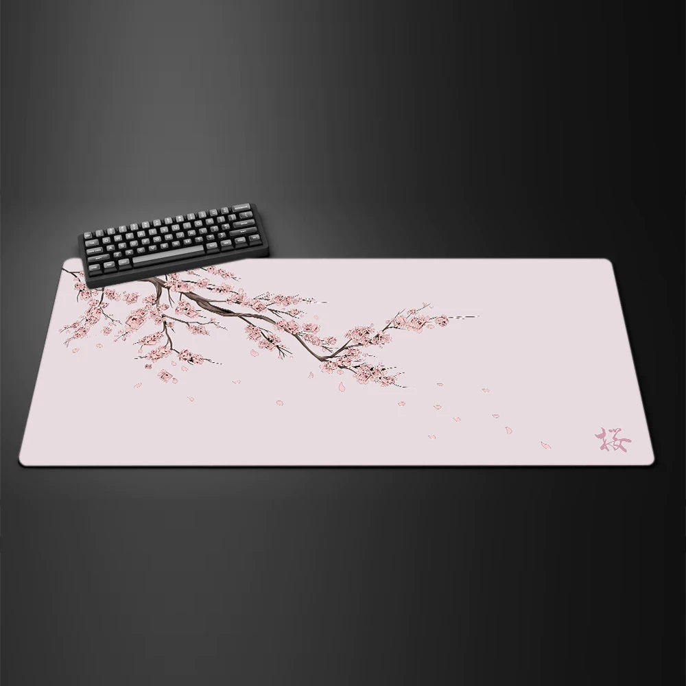 Black Sukura extended gaming mouse pad large desk mat