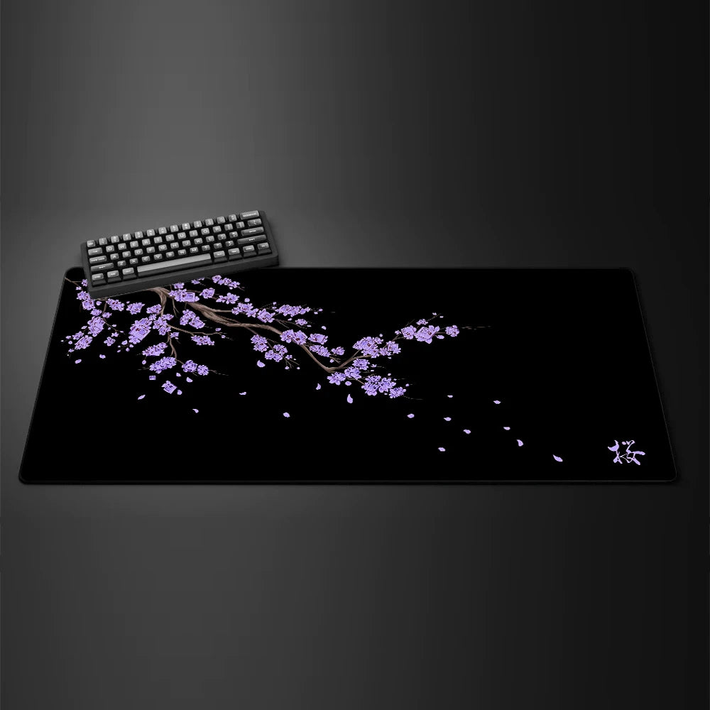 Black Sukura extended gaming mouse pad large desk mat